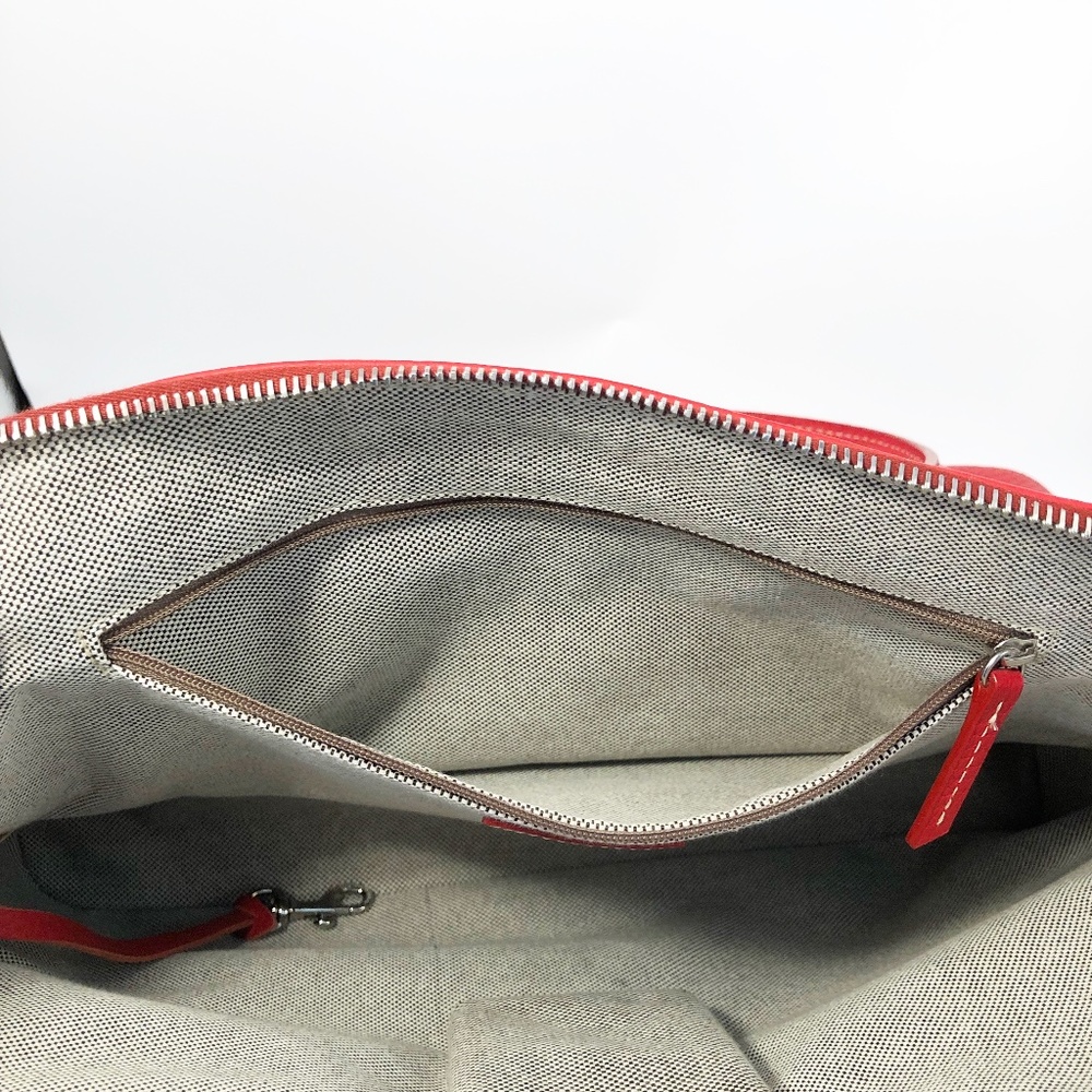 Dooney & Bourke Red Pebble Leather Satchel/Purse - Picture 5 of 10